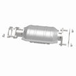 Load image into Gallery viewer, Magnaflow Conv DF 06-08 Hyundai Tucson 2.0L - Back View
