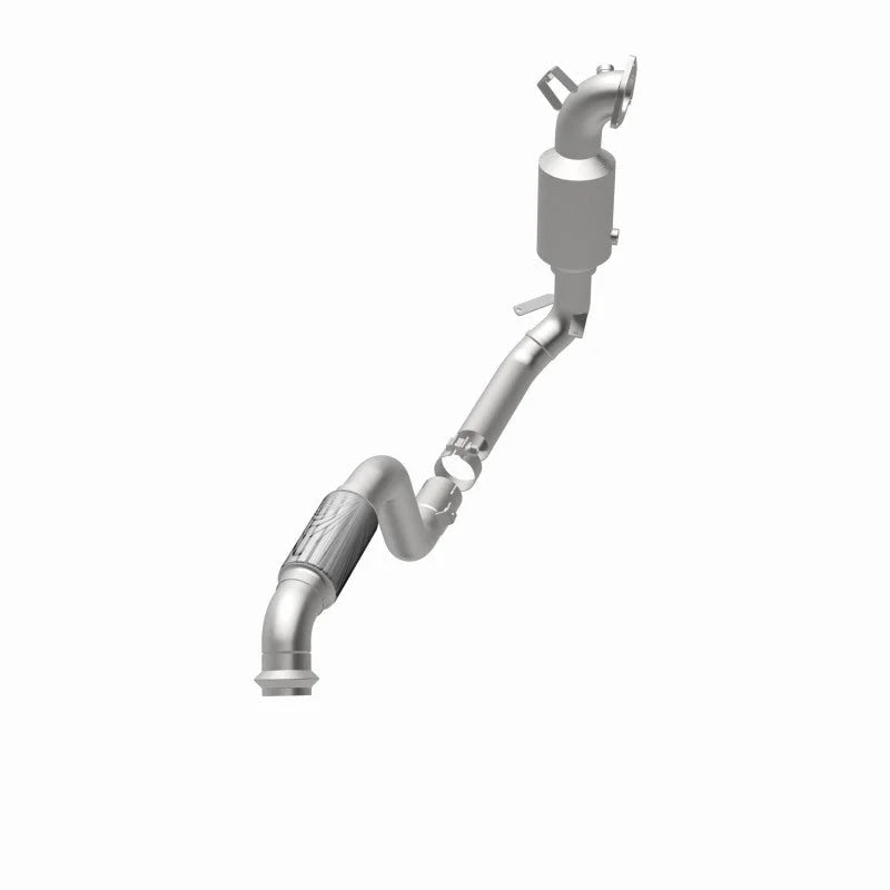 Magnaflow Conv DF 2014-2017 CLA250 L4 2 OEM Underbody - Side View