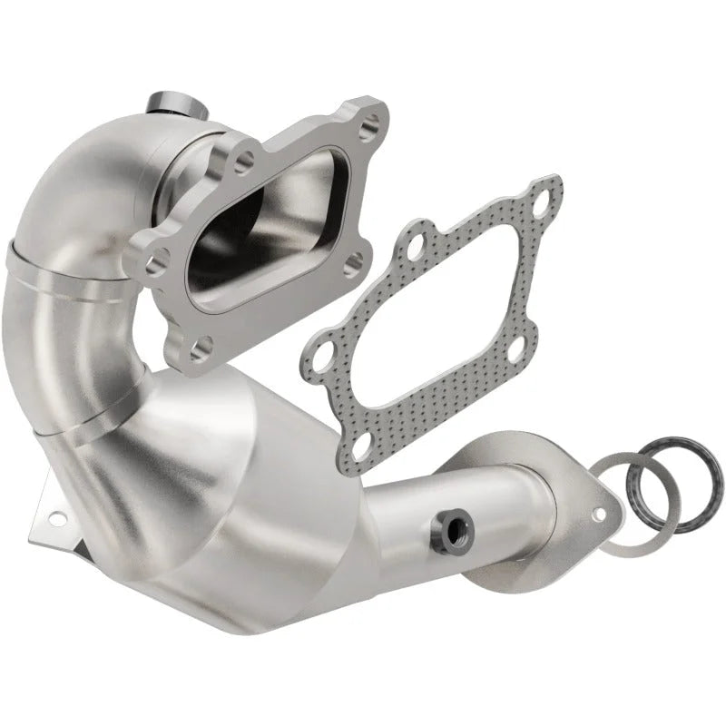 Magnaflow Conv DF 2.3L Front fits 2007-2013 Mazda 3 Mazdaspeed - Side View