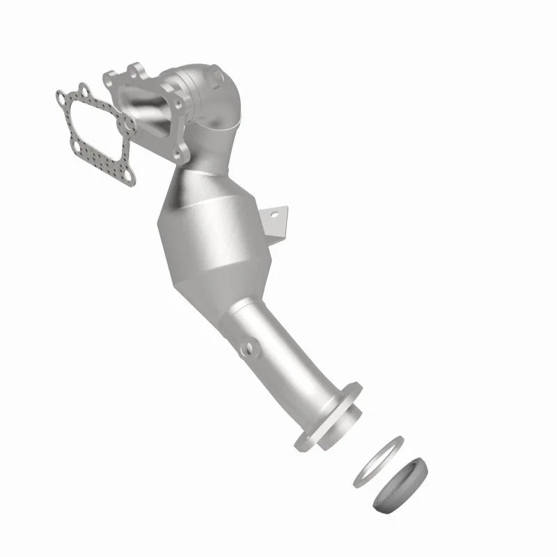 Magnaflow Conv DF 2.3L Front fits 2007-2013 Mazda 3 Mazdaspeed - Installation View