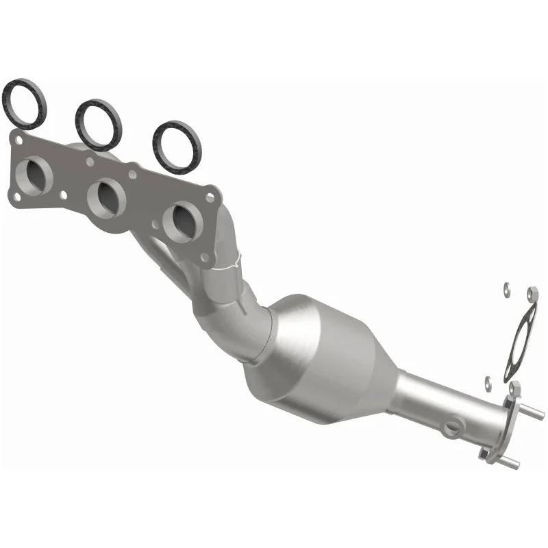 Magnaflow Conv DF Rear Manifold fits 2007-2008 BMW X3 3.0SI / 2009-2010 BMW X3 XDRIVE30I 3.0L - Side View