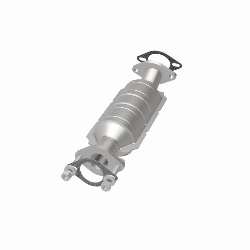 Magnaflow Conv DF Rear fits 2006-2012 Hyundai Elantra / Kia Soul 2.0L - Installation View