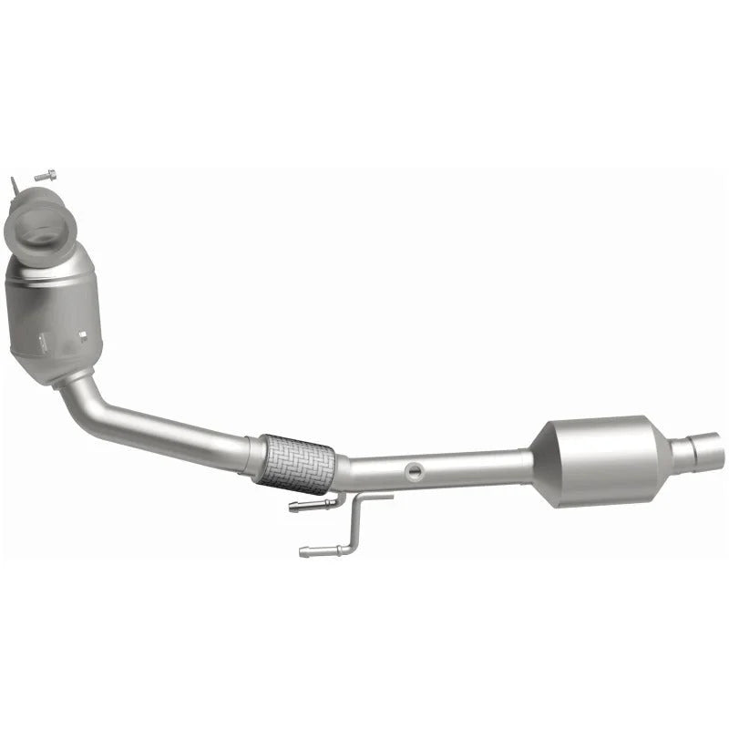 Magnaflow Conv Direct Fit 19-20 Volkswagen Jetta 1.4L Underbody - Back View