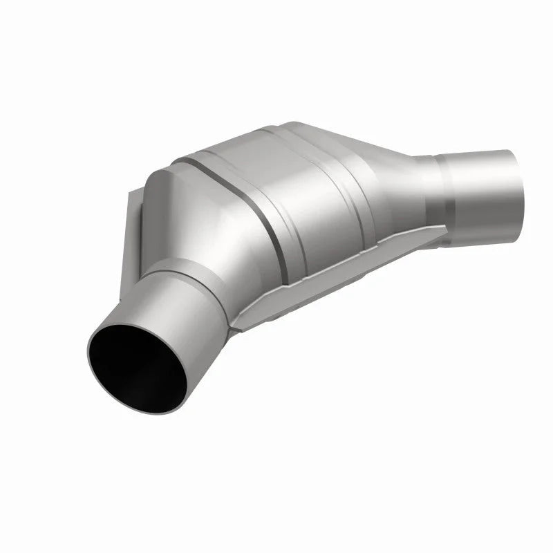 Magnaflow Conv Univ 2.00in Angled In/Out Frnt CA - Installation View