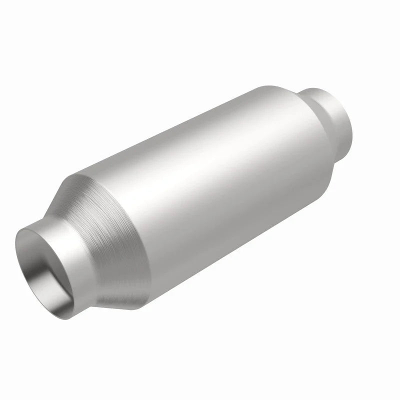 Magnaflow Conv Univ 3.0in. C/C spun body - Side View