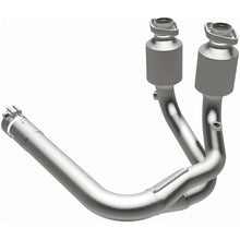 Load image into Gallery viewer, Magnaflow Direct Fit Converter fits 2004-2006 Jeep Wrangler 4.0L - Installation View