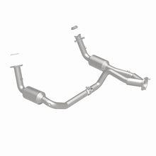 Load image into Gallery viewer, Magnaflow Direct Fit Converter fits 2007 Chevrolet Silverado 1500 Classic / GMC Sierra 1500 Classic 4.8L - Installation View