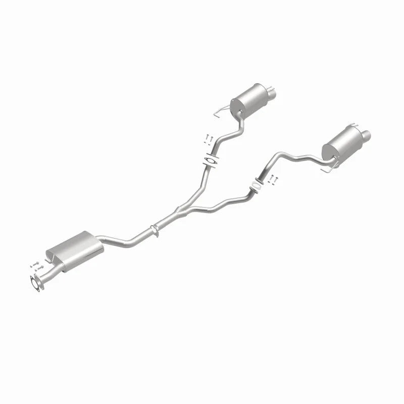 Magnaflow Exhaust Kit fits 2007-2009 Hyundai Santa Fe Limited / 2007-2009 Hyundai Santa Fe SE - Side View