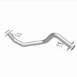 Load image into Gallery viewer, Magnaflow Front Pipe Kit fits 2006-2012 Toyota RAV4 2.4L 2.5L 3.5L - Side View