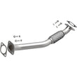 Load image into Gallery viewer, Magnaflow Front Pipe Kit fits 2010-2012 Ford Fusion S / 2010-2011 Mercury Milan 2.3L 2.5L - Side View
