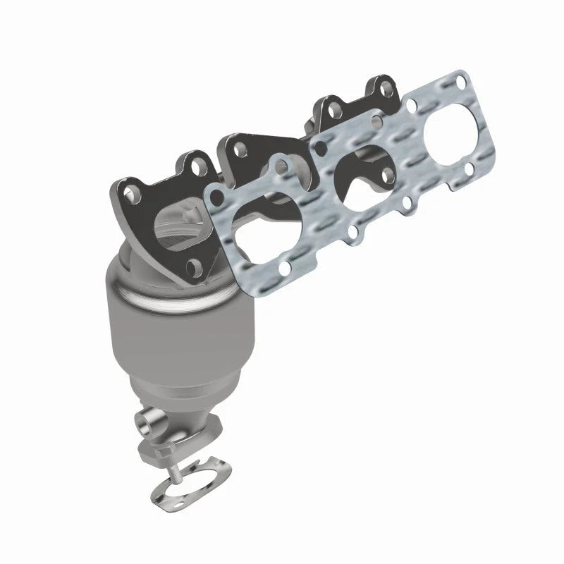 Magnaflow Manifold Direct Fit Converter fits 2010-2013 Hyundai Santa Fe / Kia Sorento 3.5 - Side View