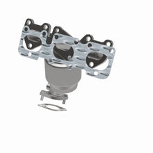 Load image into Gallery viewer, Magnaflow Manifold Direct Fit Converter fits 2010-2013 Hyundai Santa Fe / Kia Sorento 3.5 - Back View