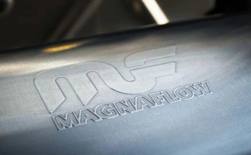 MagnaFlow Muffler Mag SS 18X4X9 2/2 O/O - Installation View
