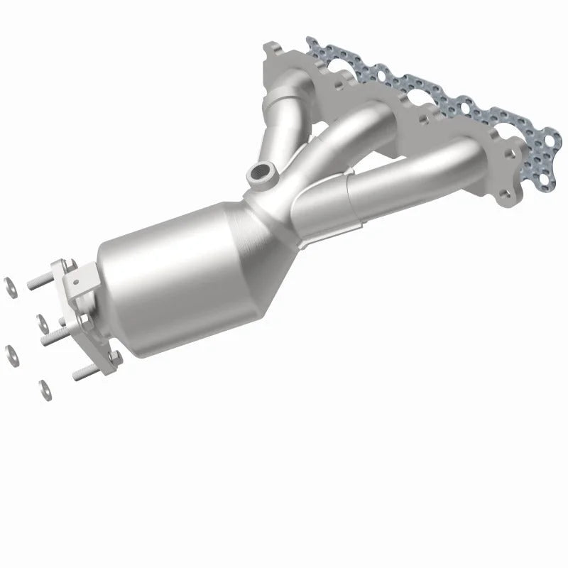 Magnaflow OEM Manifold Direct Fit Converter fits 2011-2014 Volvo XC90 3.2 / 2013-2014 Volvo XC90 3.2 R-design L6 - Back View