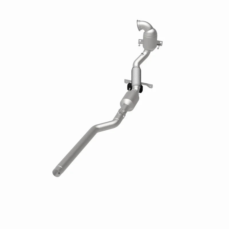 Magnaflow OEM Underbody Direct Fit Converter fits 2019-2024 Audi Q3 / 2018-2024 Volkswagen Tiguan 2.0L - Side View