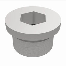 Load image into Gallery viewer, Magnaflow Plug Hex Flange O2 Boss (20-Pk) - Back View