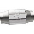 Load image into Gallery viewer, Magnaflow Premium High Flow Metallic Converter 4in OD - 3in In / 3in Out - Back View
