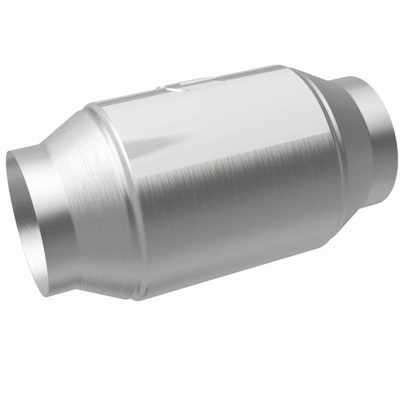 Magnaflow Premium High Flow Metallic Converter 5in OD - 3.5in In / 3.5in Out - Side View