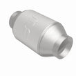 Load image into Gallery viewer, Magnaflow Premium High Flow Metallic Converter 5in OD - 3in In / 3in Out - Side View