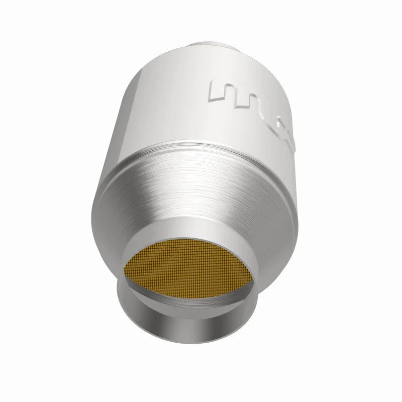 Magnaflow Premium High Flow Metallic Converter 5in OD - 3in In / 3in Out - Installation View