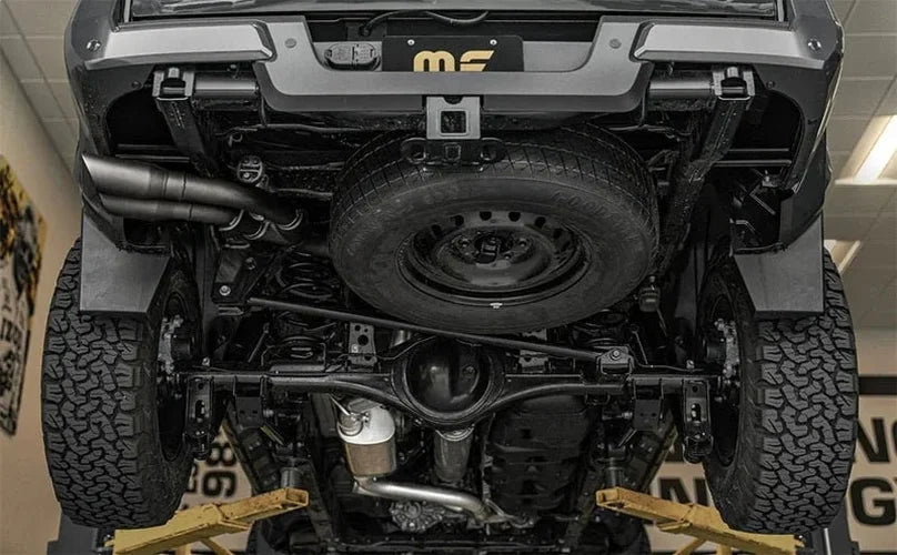 Magnaflow 2024 Toyota Tacoma Speq Series Cat-back Exhaust System (Black Tips) - Back View