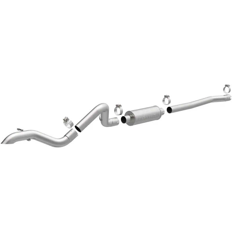 Magnaflow SYS C/B 12-14 Jeep Wrangler JK V6 3.6L 4dr - Side View