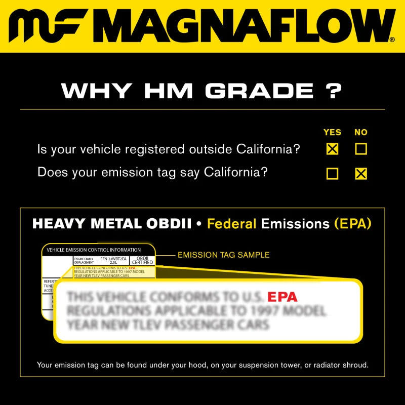 Magnaflow Univ 3.0in. HM fits 1996-2008 Chevrolet Avalanche 2500 / C2500 / C2500 Suburban / C3500 / Express 3500 / G30 / K...