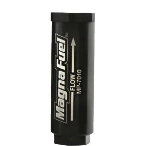 Magnafuel Racing Fuel Systems Small In-Line Filter 25 Micron 8an Inlet/Outlet MP-7010-BLK