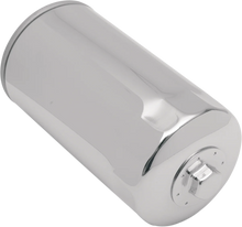 Load image into Gallery viewer, Magnetic Ring Oil Filter with Nut - Chrome - 5-1/2&quot; DragSpecialties 14-0018HPK-BX41 - Main Product View