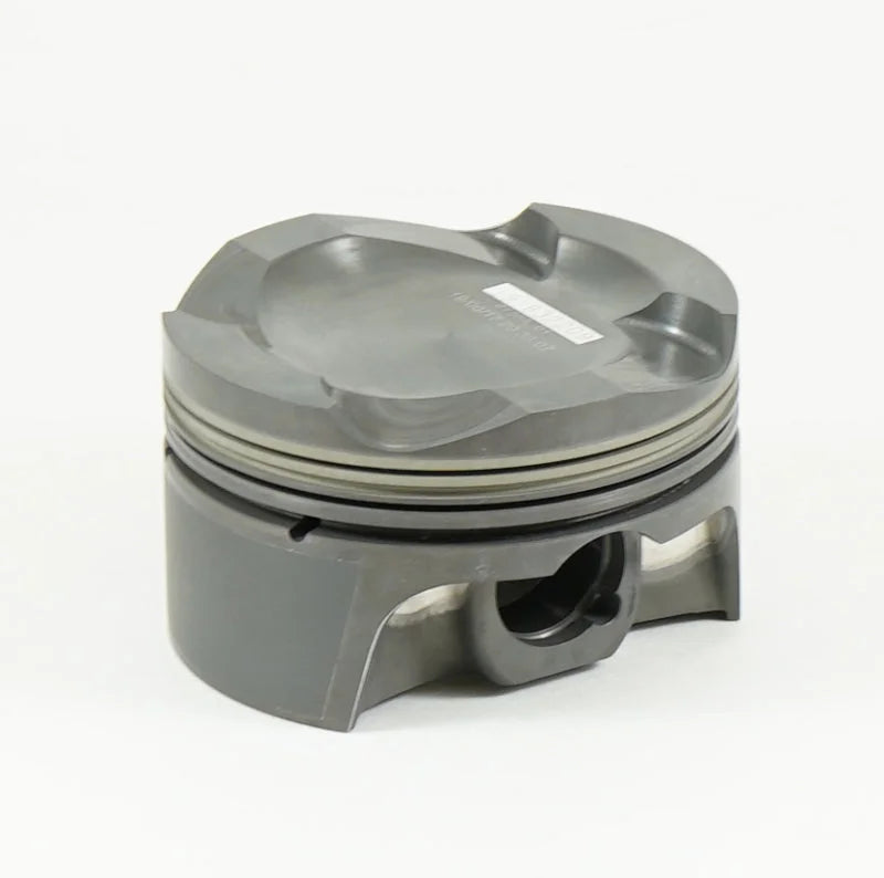 Mahle MS BMW N54 B30 3.0L 84.50mm x 31.7mm CH 17.2cc 314g 10.3CR Pistons (Set of 6) - Back View