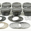Load image into Gallery viewer, Mahle MS Piston Set Ford 283ci 3.571in Bore 3.543in Stroke 5.933in Rod .866 Pin 0cc 12 CR Set of 8 - Main Product View