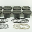 Load image into Gallery viewer, Mahle MS Piston Set SBC 358ci 4.030in Bore 3.5in Stroke 5.7in Rod .927 Pin -8cc 12.0 CR Set of 8 - Side View