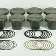 Load image into Gallery viewer, Mahle MS Piston Set SBC 358ci 4.040in Bore 3.500stk 6.000in Rod .0927in Pin -2cc 10.8 CR Set of 8 - Side View
