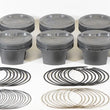 Load image into Gallery viewer, Mahle MS Piston Set 408ci 4.030in Bore 4in Stroke 6.250in Rod .927 Pin -6.5cc 9.5 CR - Set of 8 - Main Product View