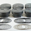 Load image into Gallery viewer, Mahle MS Piston Set GM LS 427ci 4.125in Bore 4in Stk 6.125in Rod .927 Pin -3cc 12.2 CR Set of 8 - Side View