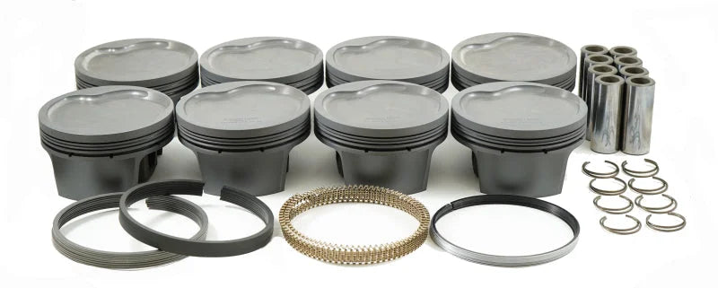 Mahle MS Piston Set Ford 514ci 4.44in Bore 4.150in Stroke 6.7in Rod 0.990 Pin -28cc 9.9CR - Set of 8 - Main Product View