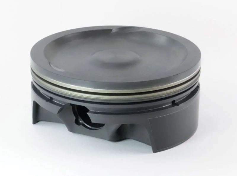Mahle MS Piston Set GM LS 427ci 4.125in Bore 4in Stk 6.125in Rod .927 Pin -25cc 9.9 CR Set of 8 - Side View