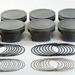 Load image into Gallery viewer, Mahle MS Piston Set GM LSA/LS3/LS9 4.070in Bore 3.622stk 6.125in Rod .927 Pin -4.5cc 10 CR Set of 8 - Main Product View