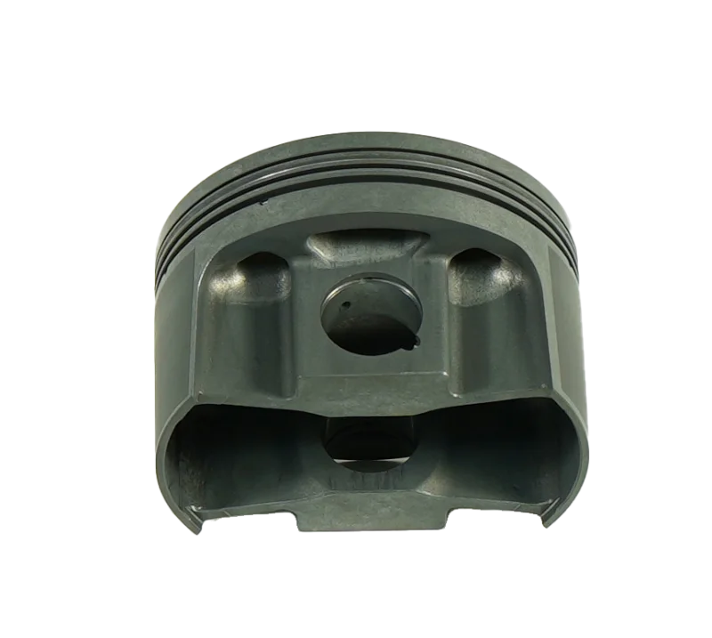 Mahle MS Piston Set SBC 358ci 4.030in Bore 3.480/3.500stk 5.7in Rod 0.927 Pin -5cc 10.4 CR Set of 8 - Side View