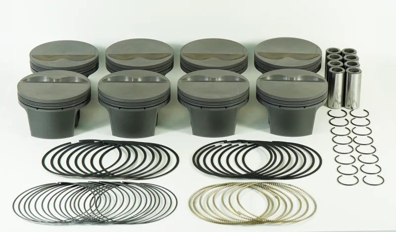 Mahle MS Piston Set SBC 358ci 4.040in Bore 3.480/3.500stk 5.7in Rod .927 Pin -5cc 10.4 CR Set of 8 - Main Product View