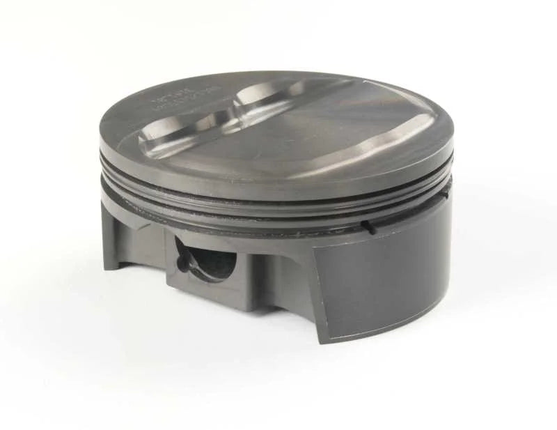 Mahle MS Piston Set SBC 383ci 4.03in Bore 3.75in Stroke 6.0in Rod .927 Pin 6cc 12.0 CR Set of 8 - Back View