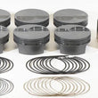 Load image into Gallery viewer, Mahle MS Piston Set SBF 347ci 4.030in Bore 3.4in Stroke 5.4in Rod .927 Pin -6cc 10.4 CR Set of 8 - Side View
