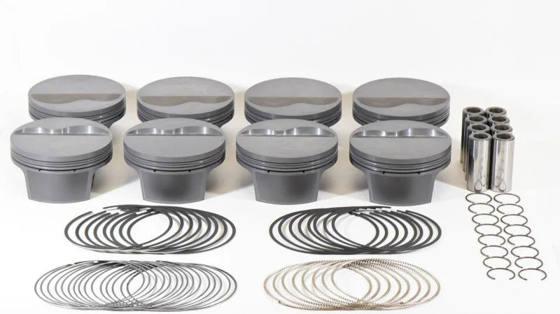 Mahle MS Piston Set SBF 347ci 4.125in Bore 3.25in Stroke 5.4in Rod .927 Pin -6cc 10.0 CR Set of 8 - Main Product View