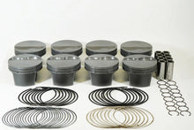 Load image into Gallery viewer, Mahle MS Piston Set SBF 392ci 4.030in Bore 3.85in Stroke 6.2in Rod .927 Pin -6cc 11.1 CR Set of 8 - Side View