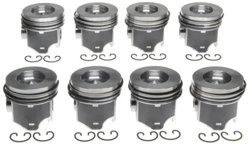 Mahle Rings Chevy Race 302 327 350 Engs Chry Race 360 Eng Ford Race 289 3 Moly Ring Set - Side View