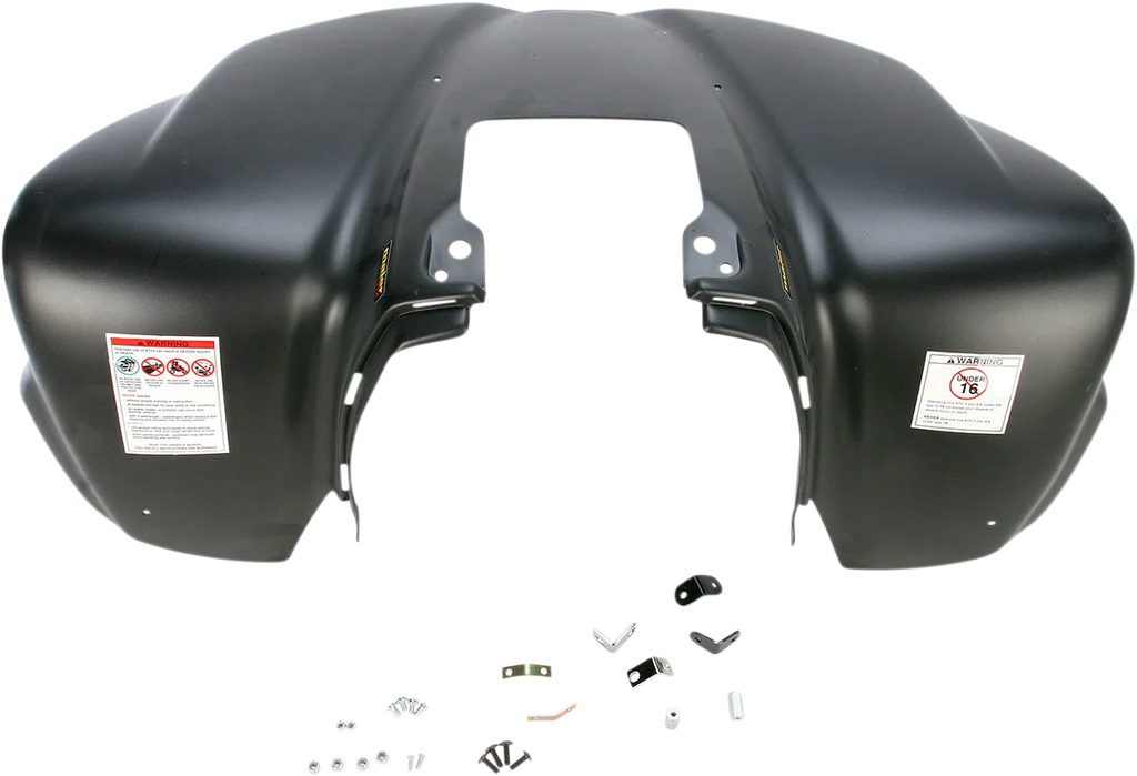 Maier Front Fender - Black - KFX700 14700-20 - Side View