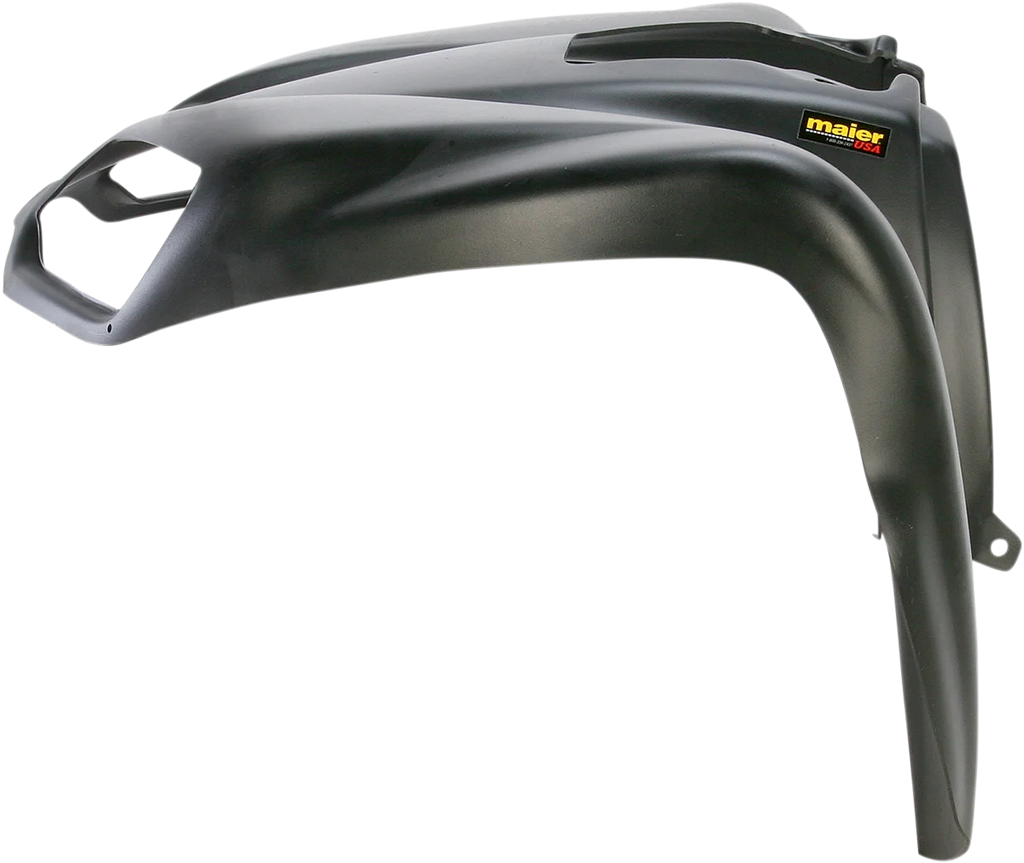 Maier Front Fender - Black - KFX700 14700-20 - Back View