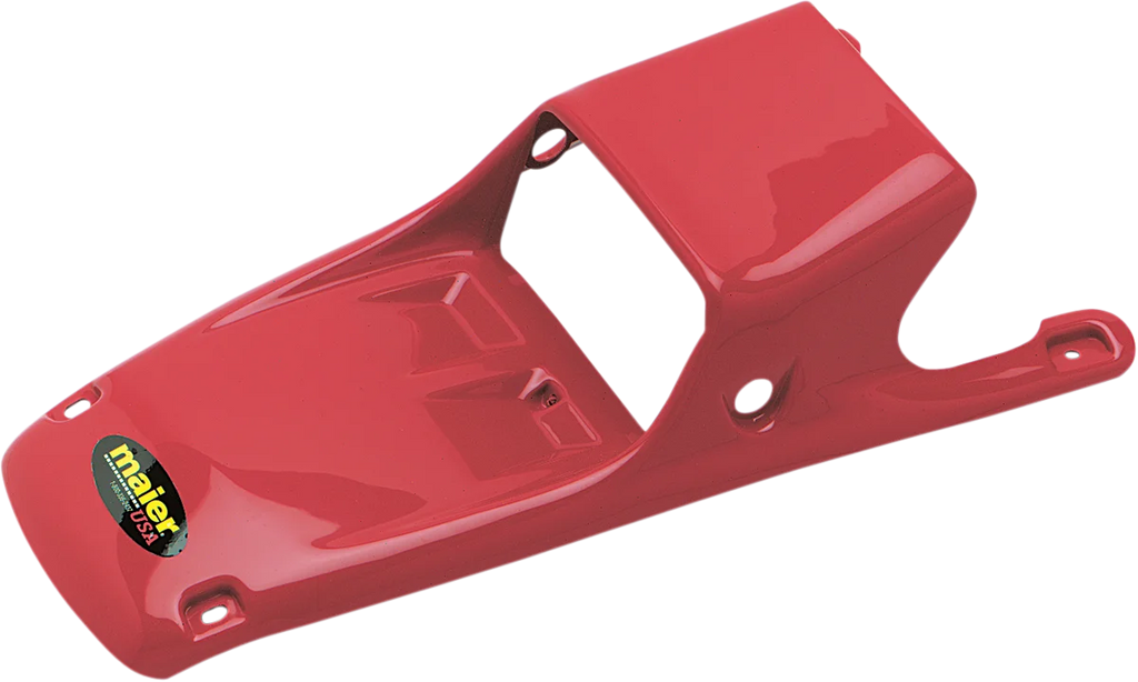 Maier Hood - Red - With Headlight Cut-out - Main Product View