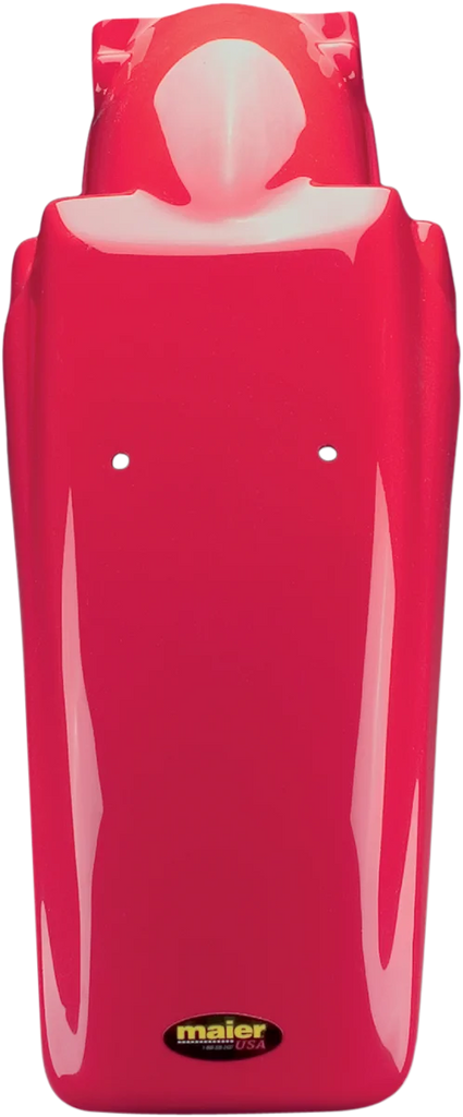 Maier MX Style Rear Fender - Red - Main Product View
