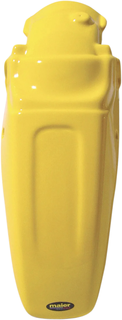 Maier MX Style Rear Fender - Yellow 170034 - Main Product View